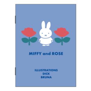 ミッフィー Ａ5ノート ローズ ブルー ミッフィー 192302 MIFFY and ROSE｜cast-shop
