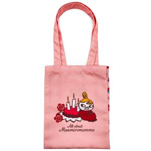 ムーミン トートバッグ ピンク All about moominmama MOOMIN 母の日 プレゼント エコバッグ 買い物袋 066569｜cast-shop