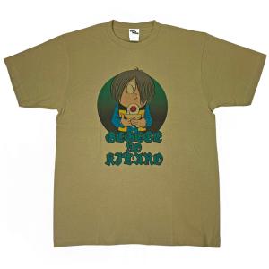 ゲゲゲの鬼太郎 半袖Tシャツ Lサイズ グリーン 069096 大人 レディース 目玉おやじ｜cast-shop