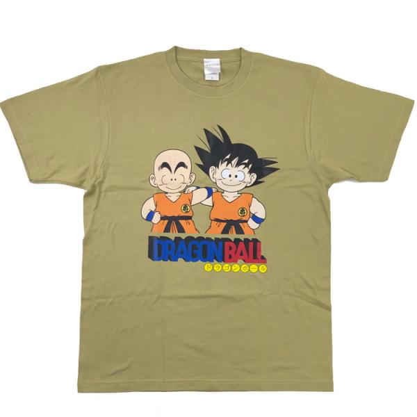 ドラゴンボール 半袖Tシャツ Lサイズ 悟空&amp;クリリン 069478 大人 レディース 鳥山明