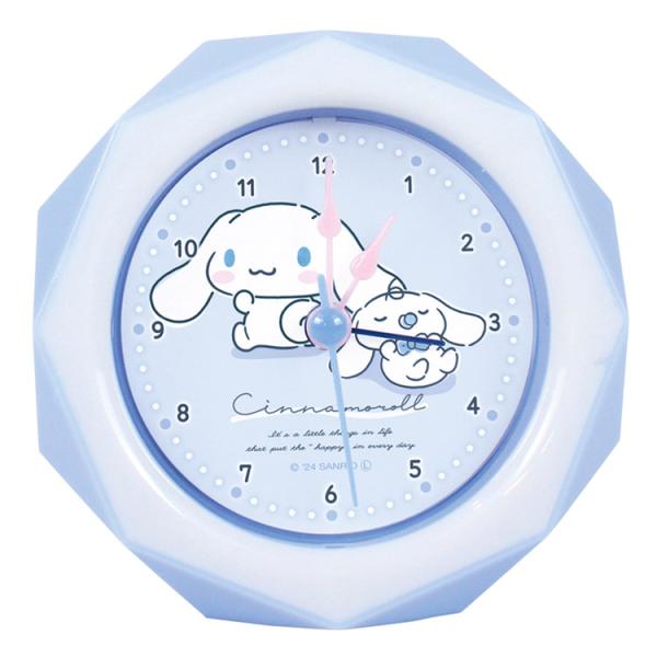 シナモロール ダイヤカットアラームクロック ニュアンス 212736 CINNAMOROLL ブルー...