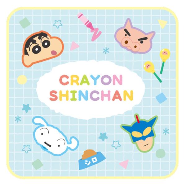 クレヨンしんちゃん やわらかミニタオル ちまっとちらし 221523 クレしん Crayon Shi...