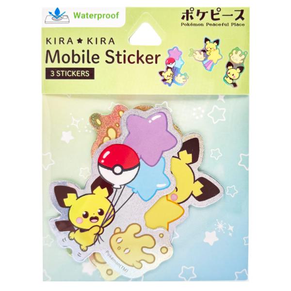 ポケットモンスター モバイルステッカー ピチュー&amp;マホミル 121680 pokemon ポケモン
