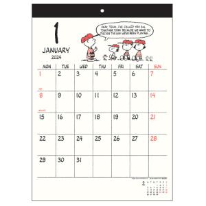 スヌーピー [2024年カレンダー]ウォールカレンダー 壁掛け シンプル 714196 セール・ラッピング不可｜cast-shop