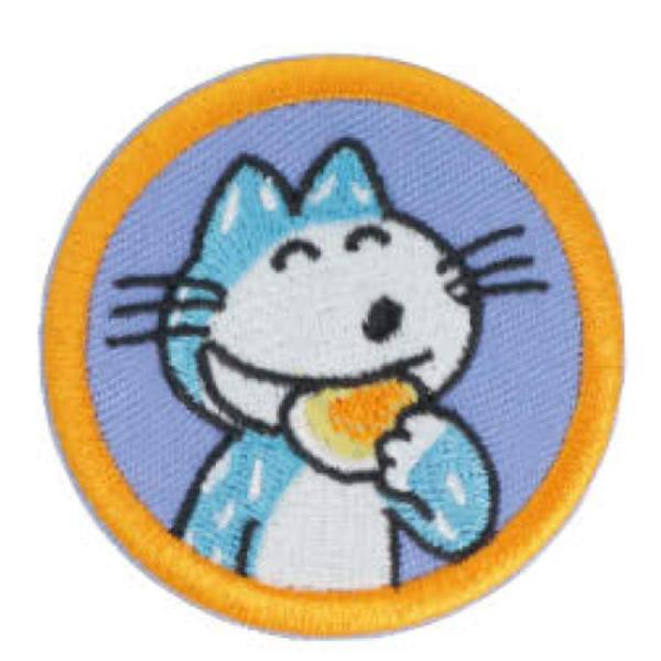 11ぴきのねこ 刺繍缶バッジ ふくろのなか カンバッジ コレクション 飾り 目印 めじるし 7853...