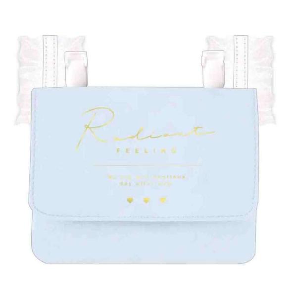 Radiant FEELING 横長どこでもポッケ white ショルダーひもつき 移動ポッケ どこ...