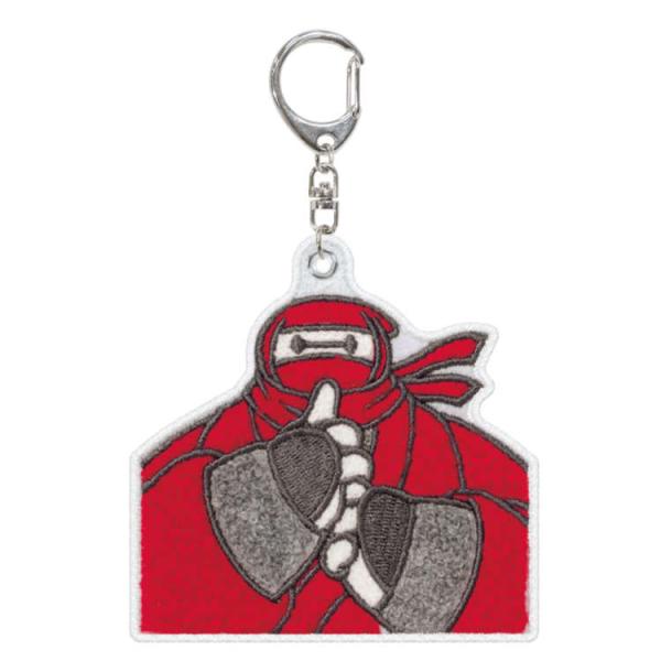 ベイマックス サガラキーホルダー NINJYA ダイカット マスコットキーホルダー 目印 めじるし ...