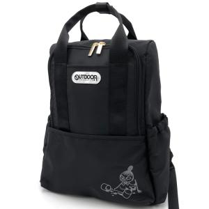 ムーミン ピクニック ラウンドリュックサック バッグ ブラック