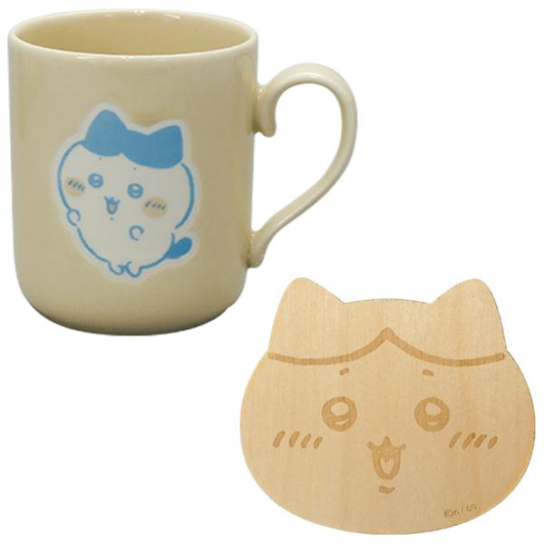 ちいかわ コースター付マグ ハチワレ 153383 カラーズ CHIIKAWA なんか小さくてかわい...