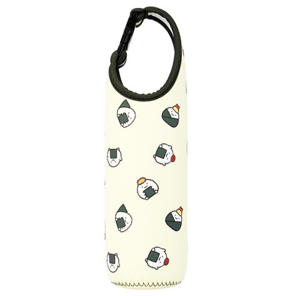 なんでもいきもの ペットボトルカバー600 おにぎり 210326 よこみぞゆり なんもの ナカジマ