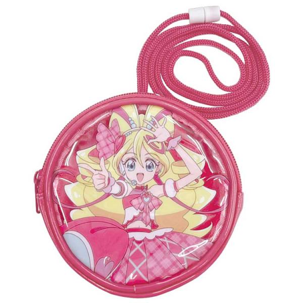 キミとアイドルプリキュア PVCネックポーチ キュアアイドル 174027<br>【ラッピング不可】