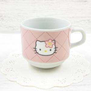 ハローキティ スタックマグ ピンク 505309 50th キルトデザイン SANRIO