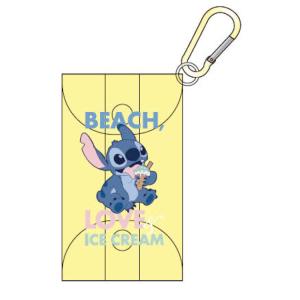 スティッチ 3連アクリルキーホルダー ブルー 3種類マスコット