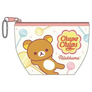 リラックマ×チュッパチャプス ミニポーチ ピンク 357112