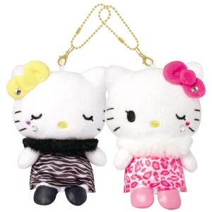 ハローキティ ニコぬいキーホルダー ハローキティ&ミミィ C