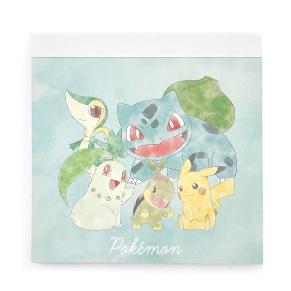 ポケットモンスター ミニメモ Aピカチュウ&amp;くさタイプ 433996 pokemon ポケモン