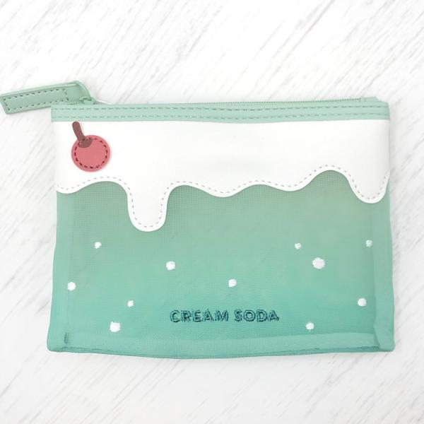 クリームソーダ フラットポーチ グラデーション クーリア 090082