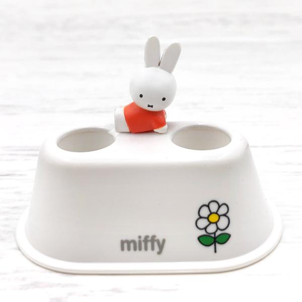 ミッフィー 歯ブラシスタンドW おすわりミッフィーRD 113178 miffy ディックブルーナ