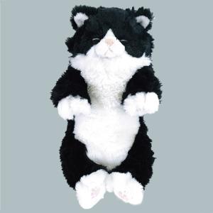 ひざねこ ぬいぐるみ すやすや グレー 046461 : キャラクター雑貨