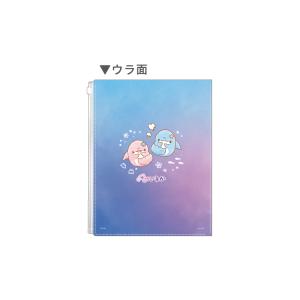 ゆるいるか A4ファスナー付き6Pクリアファイ...の詳細画像1