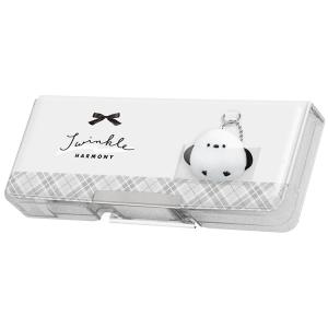 リトルコットンズ コンパクト両面開きペンケース シャカシャカワッペン