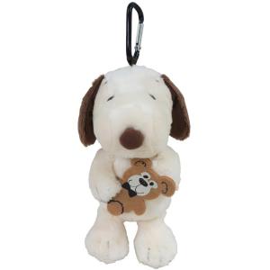 スヌーピー ぬいぐるみエコバッグ 215413 Snoopy and Teddy Bear