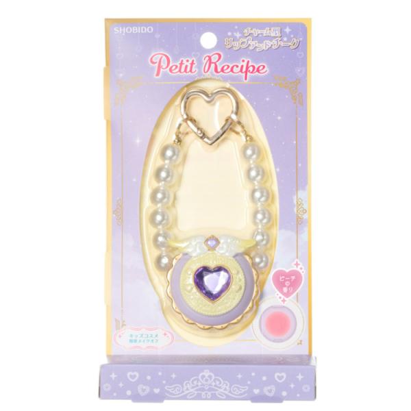 プチレシピ チャーム型リップ＆チーク パープル 412956 ピーチの香り Petit Recipe...