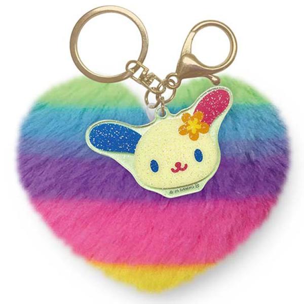 ウサハナ ハート型ファーキーホルダー 612382 SANRIO サンリオキャラクターズ