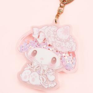 マイメロディ ホロキラキーホルダー フェイス 311868 白いちご SANRIO