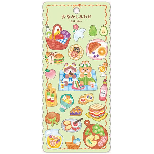 きらきらピクニック おなかしあわせステッカー 826656 シール