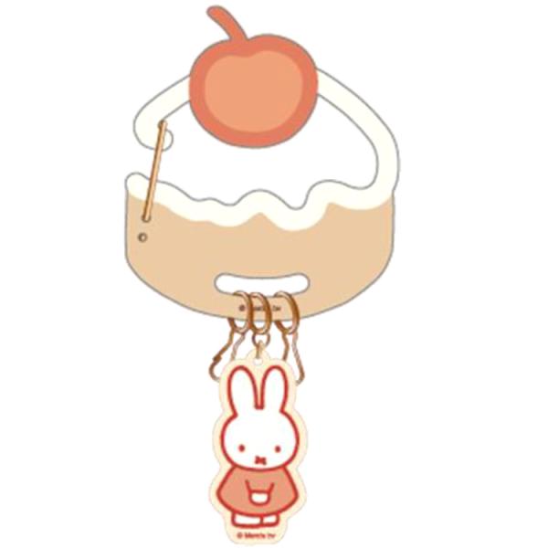 ミッフィー キーリング アクリルカラビナ チェリー フローラ＆スイーツ 112200
