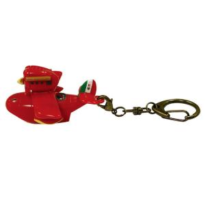 紅の豚 プルバックキーホルダー