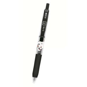 スヌーピー サラサマスコット付きクリップ0.4mm ブルーブラック