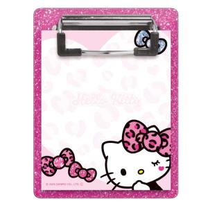 ハローキティ ダイカットケース付きレター レオパード レターセット