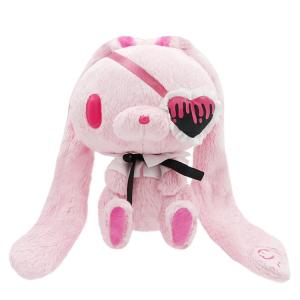 汎用うさぎ 8203-453 手乗り鎮座ぬいぐるみ PINK Eye patch ver