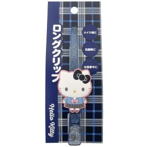 ハローキティ マスコット付きロングクリップ ハートレオパード 437452