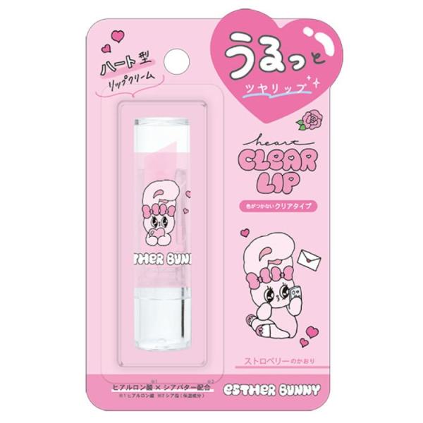エスターバニー ハートクリアリップ リボンバニー ストロベリーの香り 374527 エスバニ うさぎ...