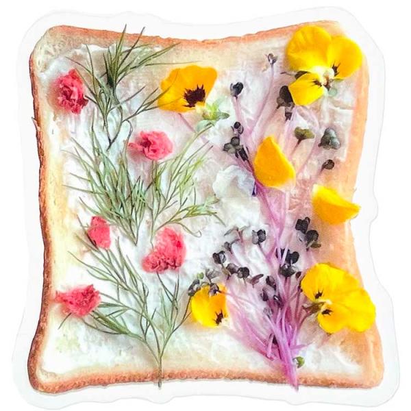 東ちなつ ステッカー flower toast 252824 クリエイターズサーカス