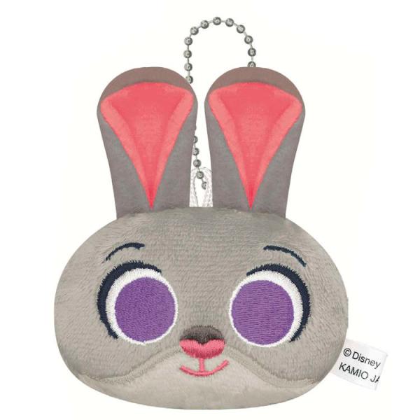 ズートピア ミニフェイスキーホルダー ジュディ ダイカットフェイス ボールチェーン マスコット コレ...