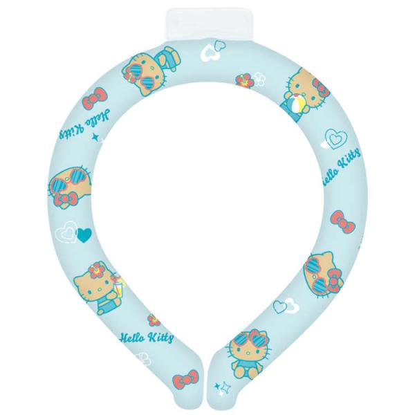ハローキティ ICE LOOP Mサイズ 日焼け アイスループ ネック冷却 ネッククール 熱中症対策...