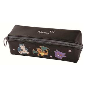 ポケモンブラック2 ケース Pokemon（ポケモン） 2段ポーチ 黒 モンスターボール柄 PPK5-2281 [M便