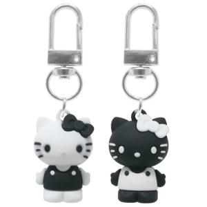 サンリオ ハローキティ モノクロ PVCペアキーホルダー Sanrio