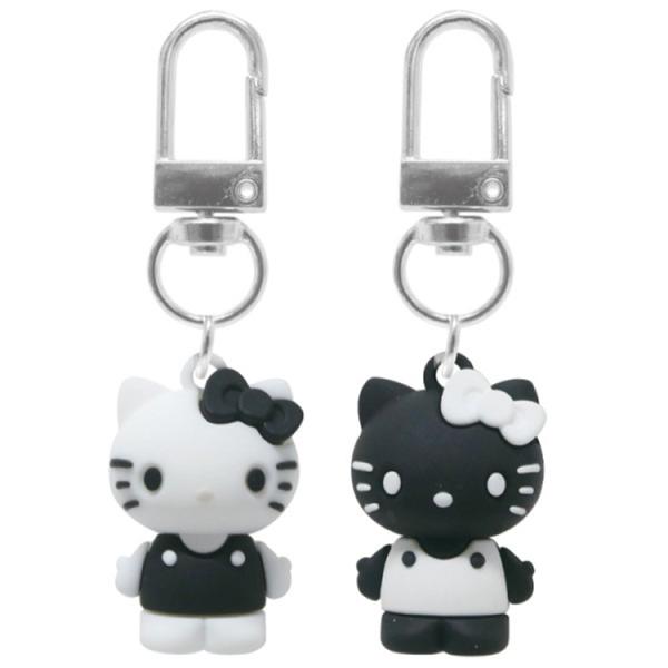 ハローキティ PVCペアキーホルダー モノクロ 620363 サンリオ SANRIO