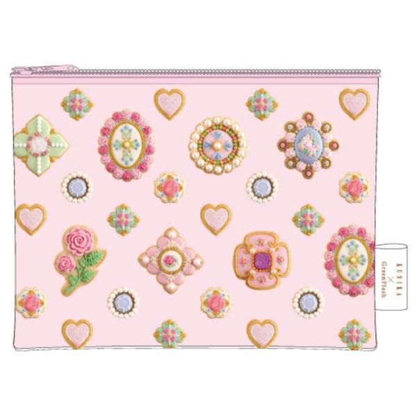 KUNIKA PVCポーチ flower 997388 クニカ ロンドン アイシングクッキー