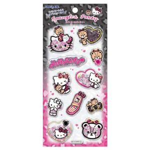 ハローキティ 90sタイルシール ヒョウ ピンク 985422 GOGOギャル