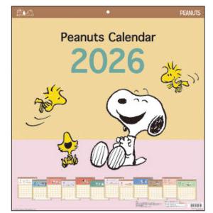 スヌーピー 2026年カレンダー ウォールカレンダースクエア 壁掛け 799612
