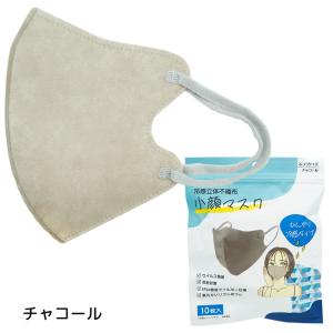 冷感小顔マスク 立体不織布シルエット 普通サイ...の詳細画像5