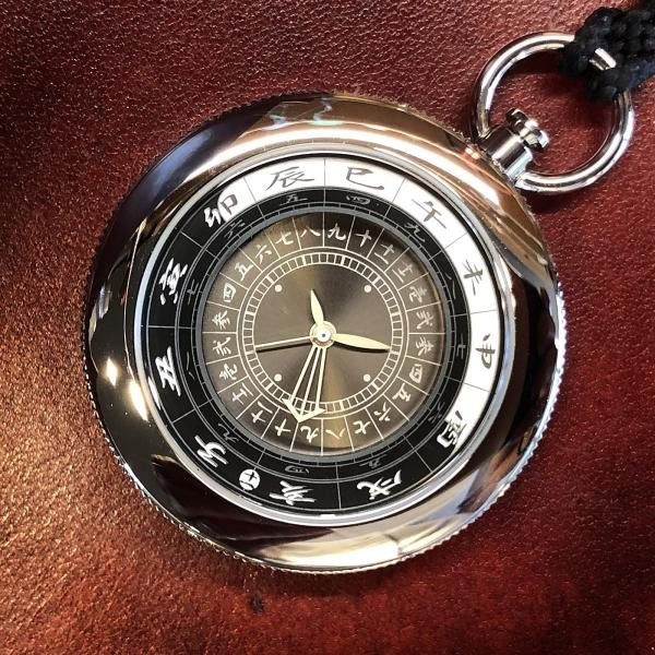 江戸之刻”令和版　懐中仕様”　鈍（にび）文字盤　(現代式 和時計)