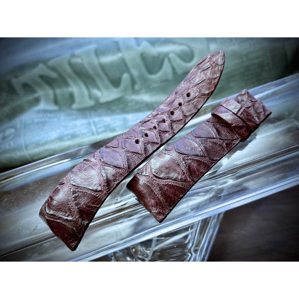 21（20）ｍｍ、超希少ゼンザンコウ（蟻食い）ボルドーステッチレス！