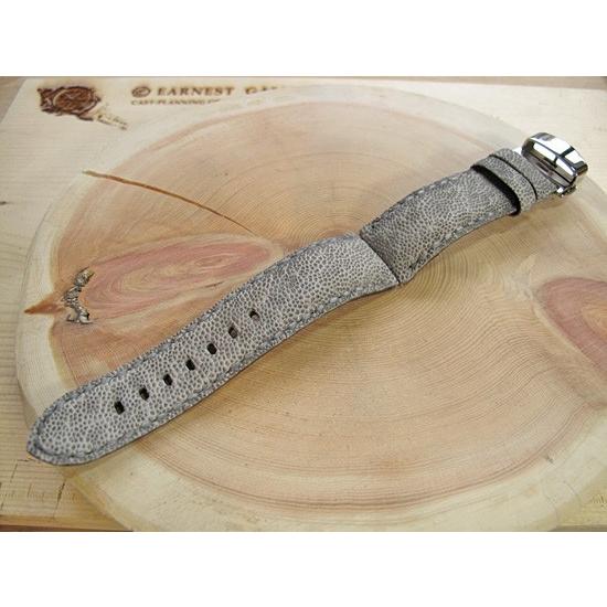 EARNEST /パネライ用、既成Dバックル付き/エレファント、選べる8色　22mm/24mm